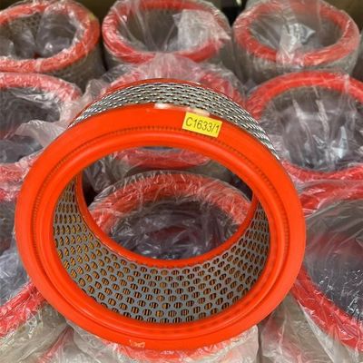 Glasvezel Air Compressor Air Filter Element C1633/1 voor 3 maand