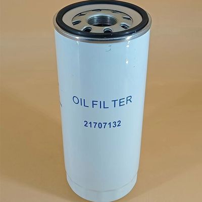 Glanzige oliecirculatie graafmachine oliefilter 21707132 met glazen vezel kerncomponenten